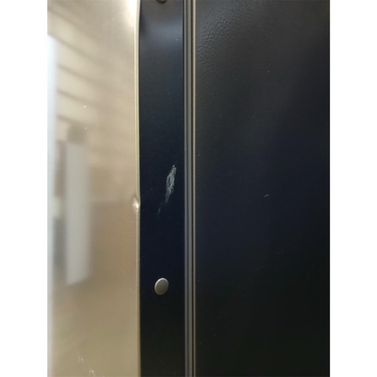 Refurbished Haier Instaswitch 330 Litre Upright Freestanding Freezer - Silver - E Rated