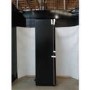 Refurbished Fridgemaster 256 Litre 50/50 Freestanding Fridge Freezer - Black
