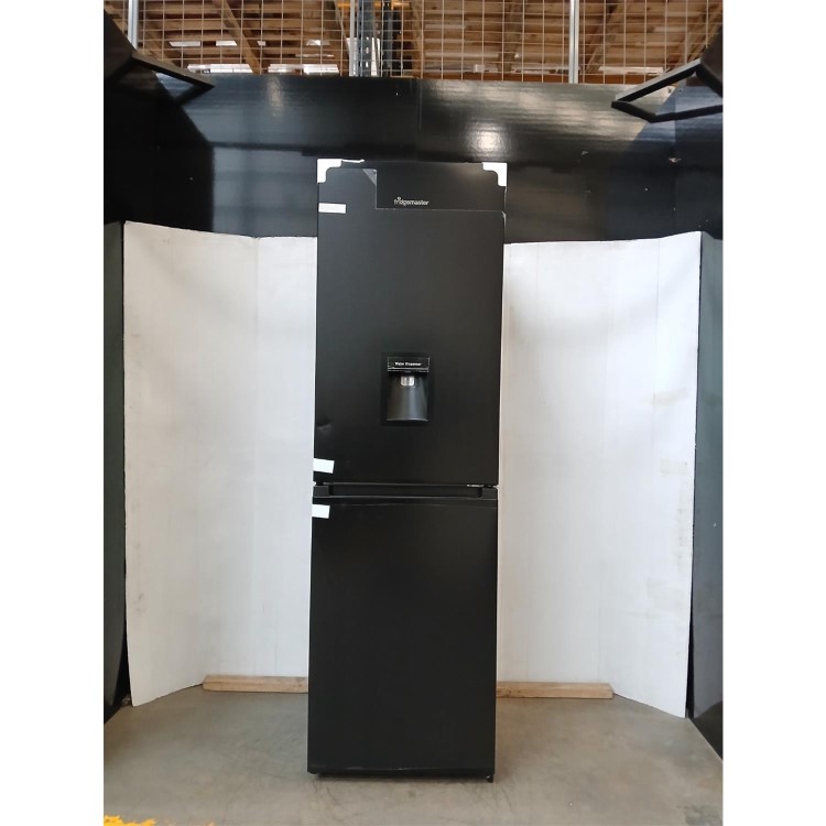 Refurbished Fridgemaster 256 Litre 50/50 Freestanding Fridge Freezer - Black