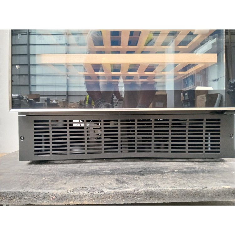GRADE A2 - Hoover 46 Bottle Capacity Dual Zone Freestanding Wine Cooler - Black