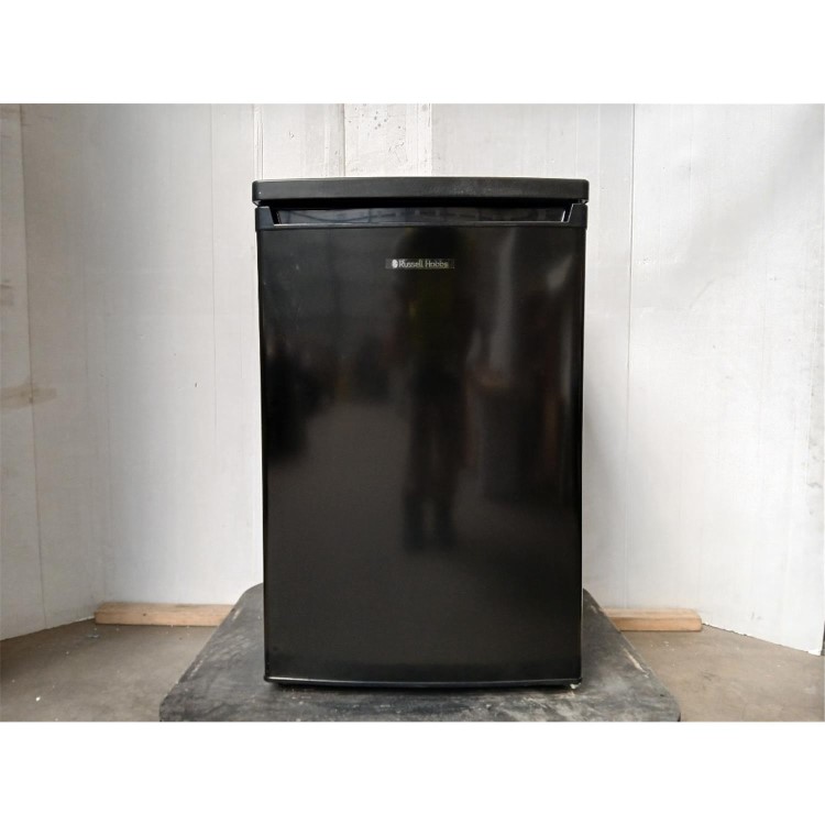 GRADE A2 - Russell Hobbs 127 Litre Freestanding Under Counter Fridge - Black