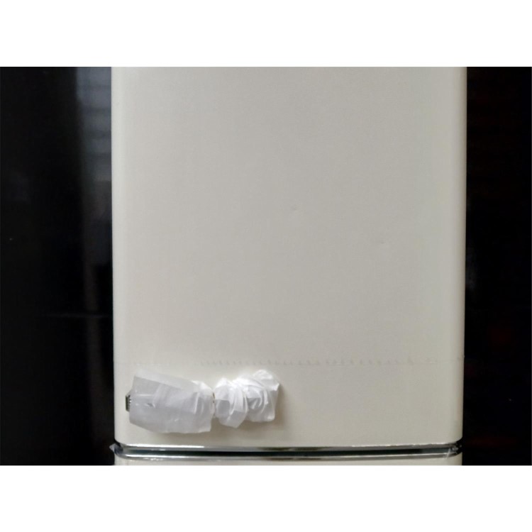 GRADE A2 - electriQ 244 Litre 60/40 Retro Freestanding Fridge Freezer - Cream