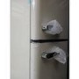 GRADE A2 - electriQ 244 Litre 60/40 Retro Freestanding Fridge Freezer - Cream
