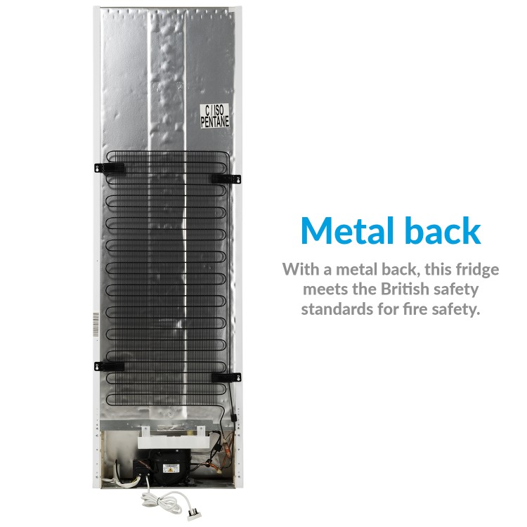 Refurbished electriQ 294 Litre 177cm Integrated In Column Fridge with Sliding Door Hinge