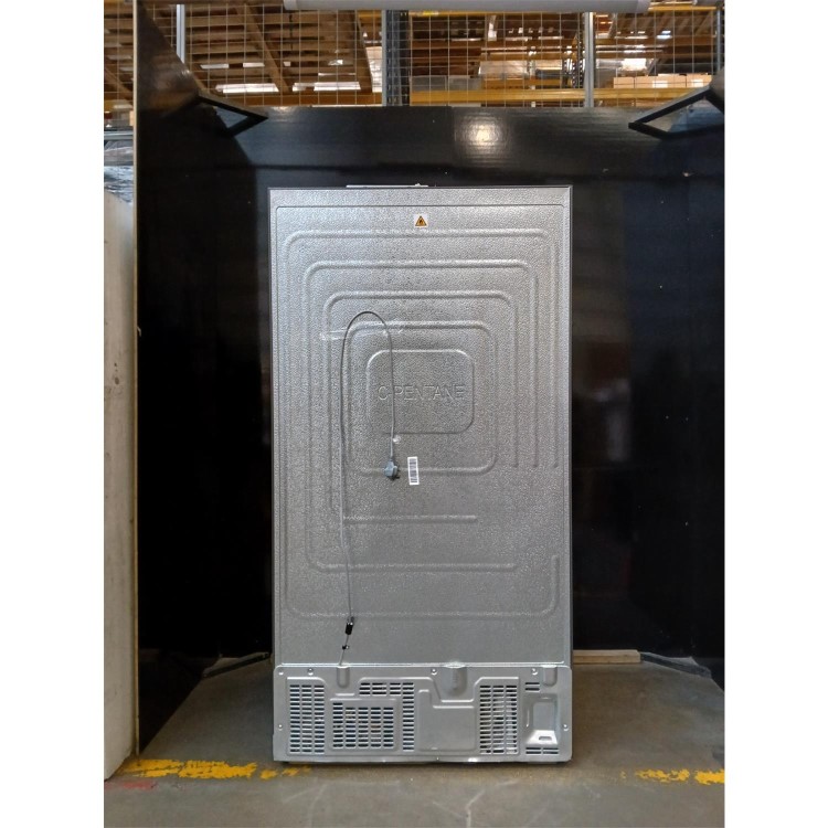 GRADE A2 - Hotpoint 593 Litre Side-By-Side American Fridge Freezer - Stainless Steel