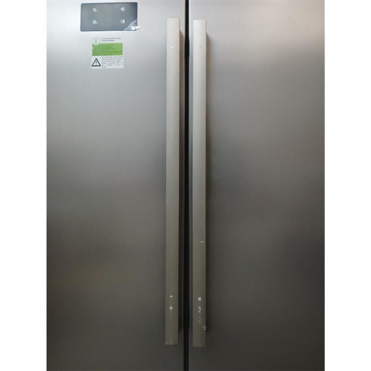 GRADE A2 - Hotpoint 593 Litre Side-By-Side American Fridge Freezer - Stainless Steel