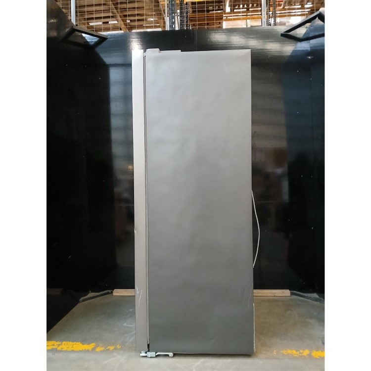 GRADE A2 - Hotpoint 593 Litre Side-By-Side American Fridge Freezer - Stainless Steel
