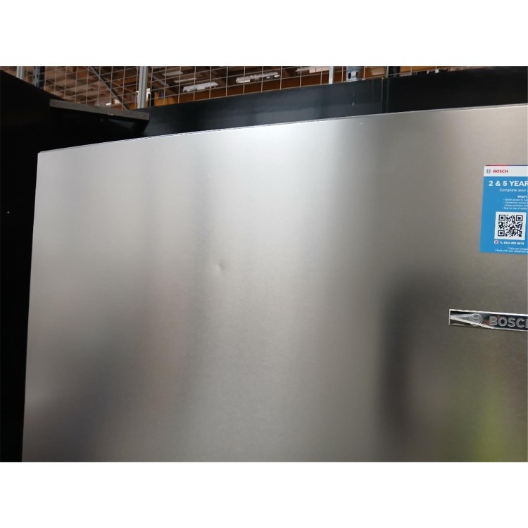 GRADE A2 - Bosch Series 6 413 Litre 60/40 Freestanding Fridge Freezer With VitaFresh  - Stainless Steel