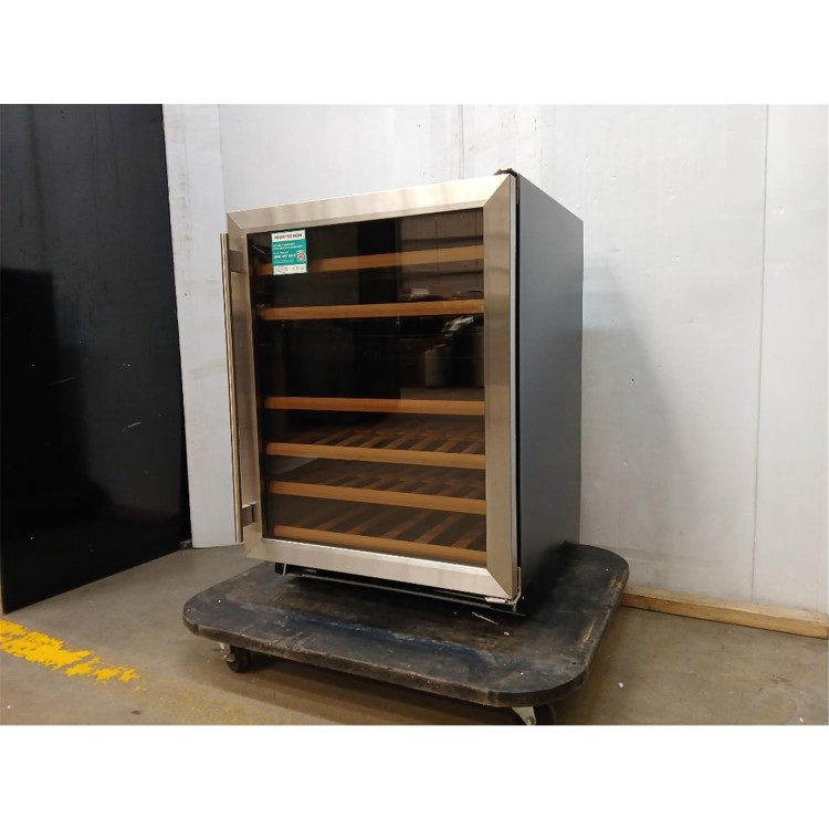 Refurbished CDA CFWC604SS 46 Bottle Capacity Dual Zone Freestanding 60cm Under Counter Wine Cooler - Stainless Steel