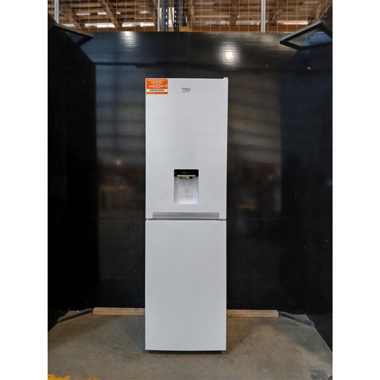 GRADE A2 - Beko 268 Litre 50/50 Freestanding Fridge Freezer with Water Dispenser - White