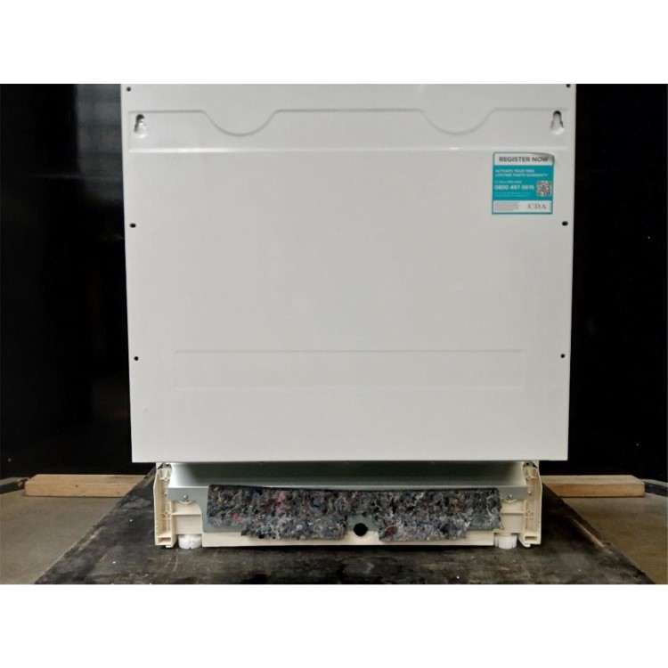Refurbished CDA CDI6121 Integrated Dishwasher - Hygiene cycle Black control panel