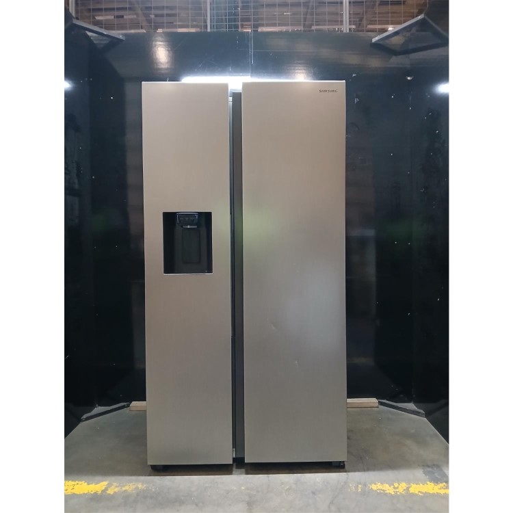 Refurbished Samsung Series 7 634 Litre Side-By-Side American Fridge Freezer - Stainless Steel