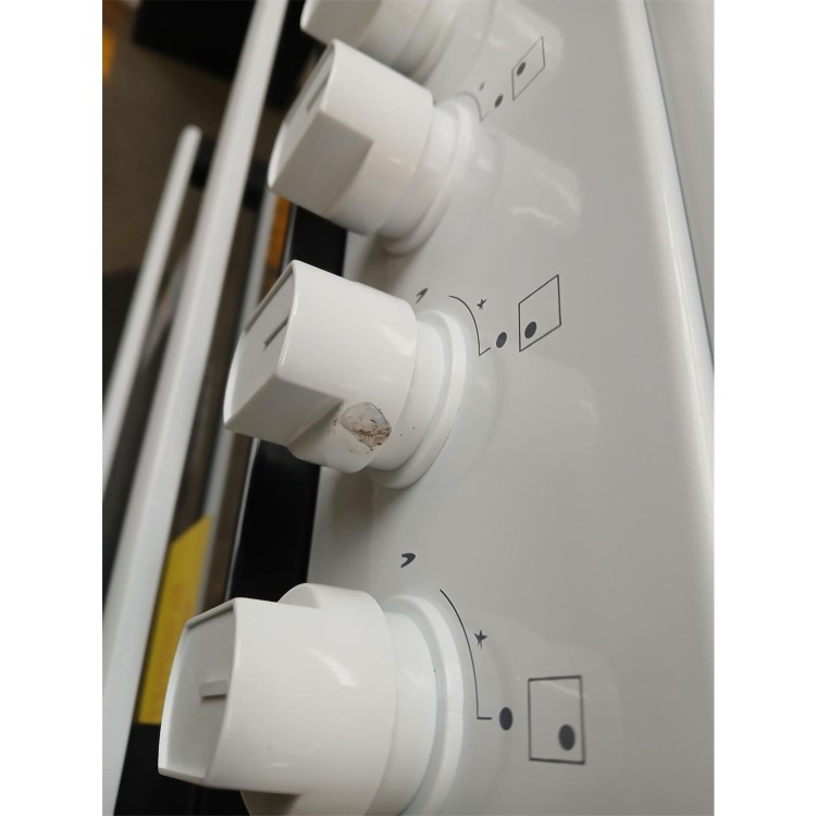 GRADE A2 - electriQ 60cm Dual Fuel Cooker - White