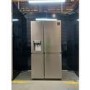 Refurbished Hisense Pureflat Infinite 632 Litre Side-by-Side American Fridge Freezer - Stainless Steel