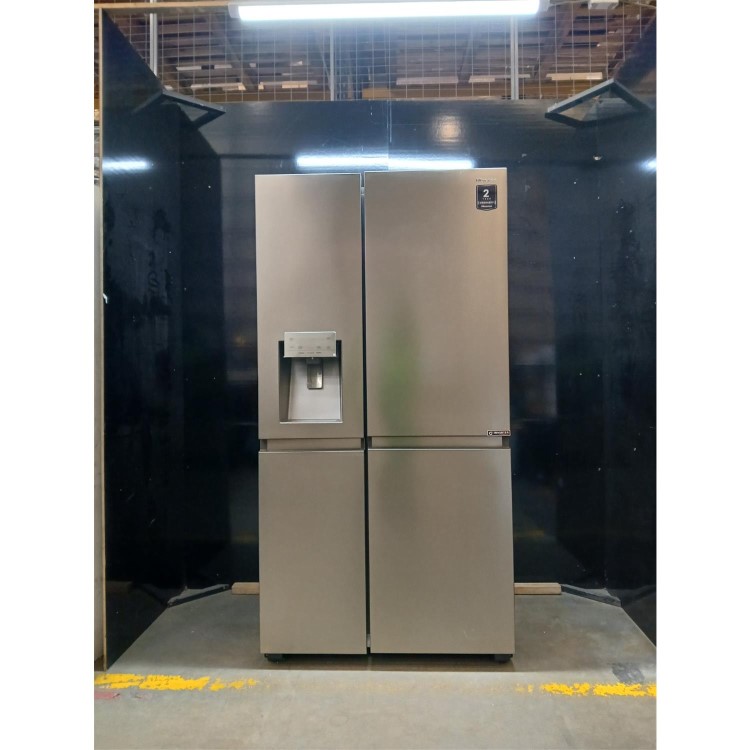 Refurbished Hisense Pureflat Infinite 632 Litre Side-by-Side American Fridge Freezer - Stainless Steel