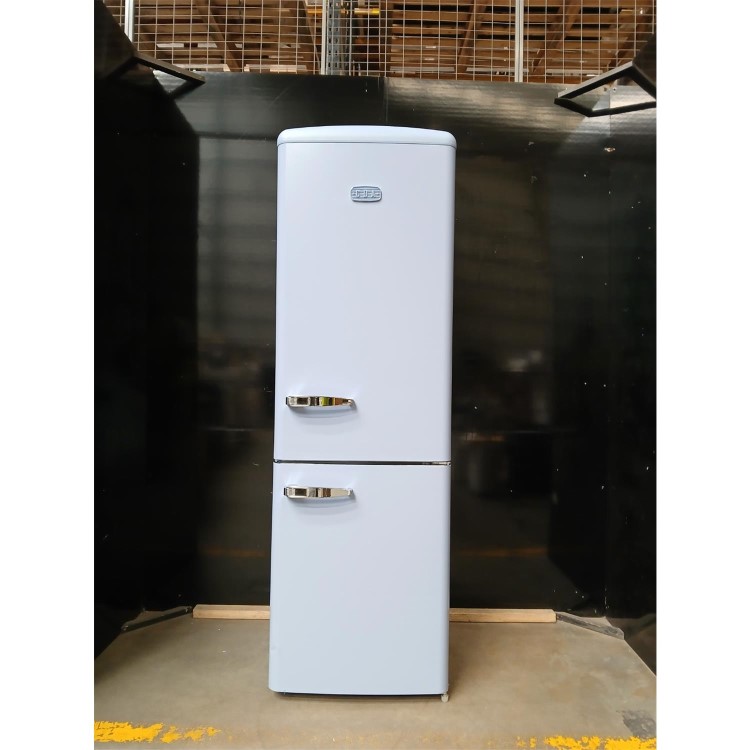 GRADE A2 - CDA 330 Litre 60/40 Retro Freestanding Fridge Freezer - Florence Sea Holly