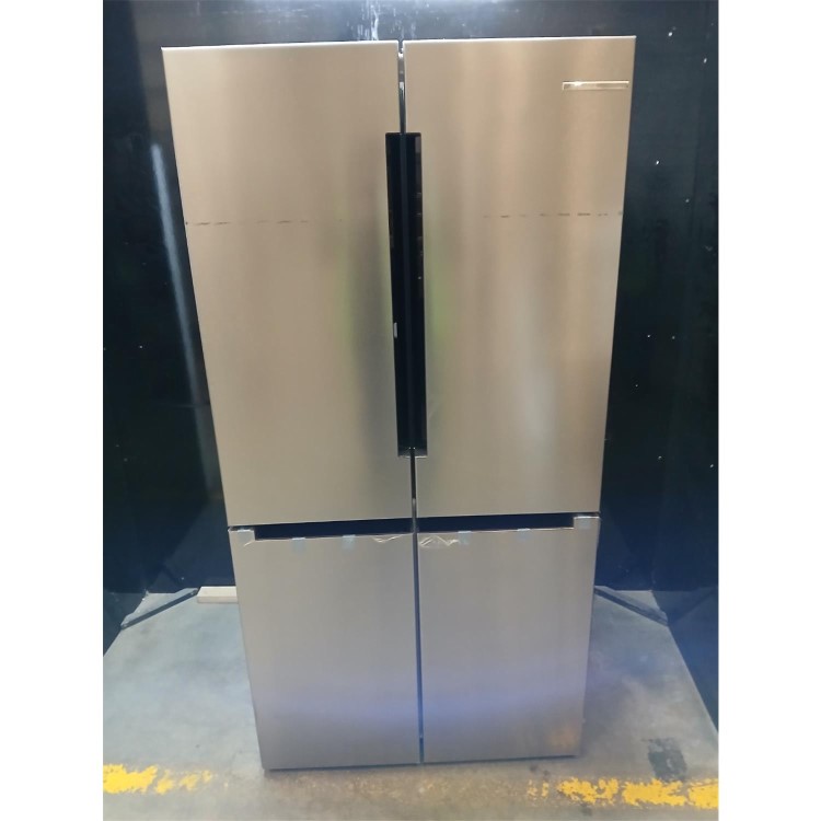 GRADE A2 - Bosch Series 4 605 Litre Four Door Freestanding Fridge Freezer - EasyClean Stainless Steel