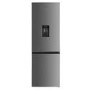 electriQ 291 Litre 60/40 Freestanding Fridge Freezer - Total No Frost in Stainless Steel