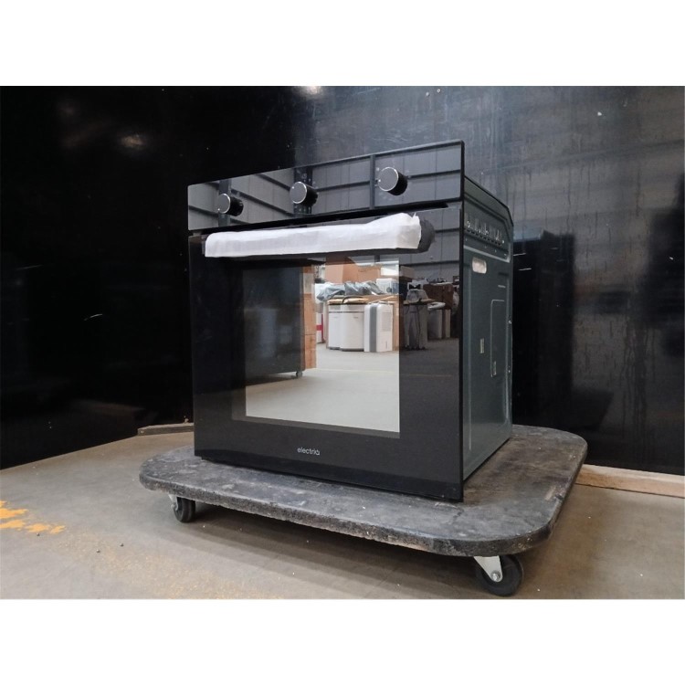 GRADE A2 - electriQ Electric Fan Assisted Oven - Black