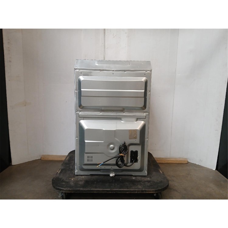 GRADE A2 - Hotpoint DIH10DIX Built-In Electric Double Oven - Stainless Steel  