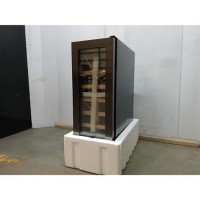 Refurbished 18 Bottle Capacity 30cm Freestanding Under Counter Wine Cooler - Premium Dark Stainless Steel