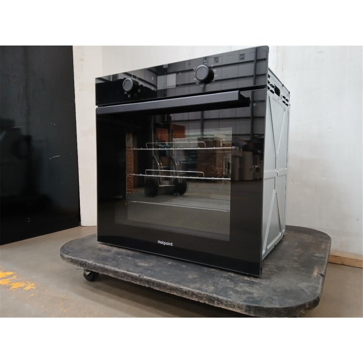 Refurbished Hotpoint Class 2 Multiflow HO 455H B UK Single Electric Fan Oven - Black