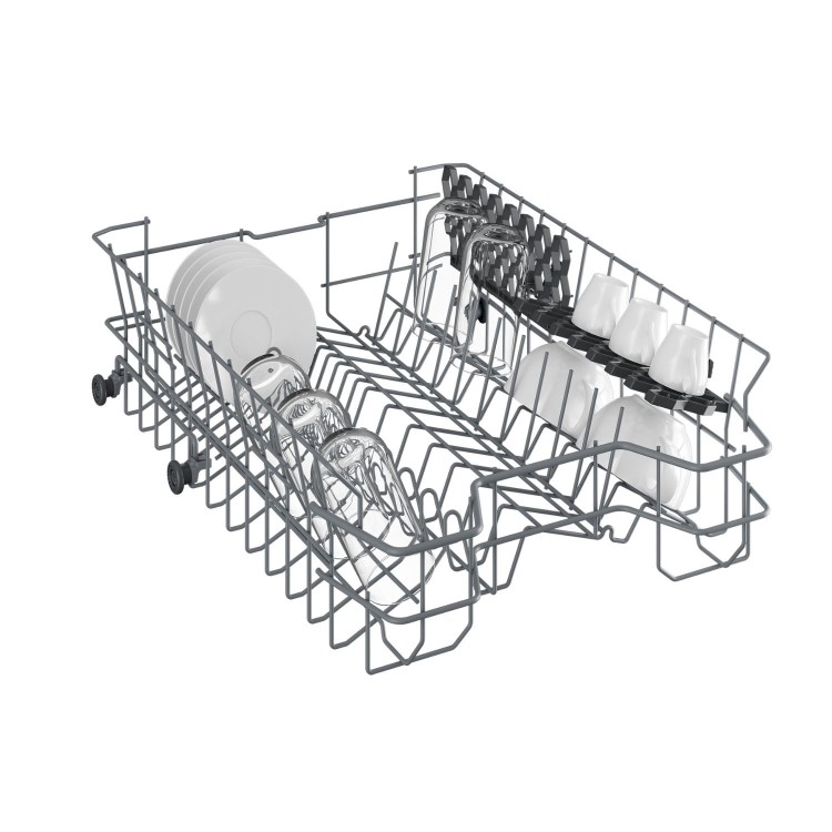 Beko Quick&Shine Integrated Slimline Dishwasher – Black Control Panel