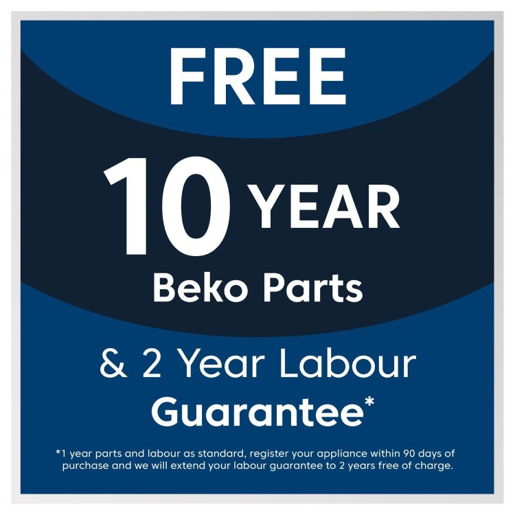 Beko Quick&Shine Integrated Slimline Dishwasher – Black Control Panel