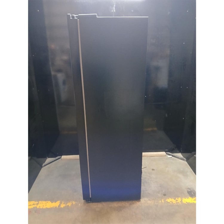 Refurbished Fridgemaster 441 Litre Side-By-Side American Fridge Freezer - Black