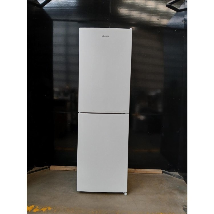 GRADE A2 - electriQ 254 Litres 50/50 Freestanding Fridge Freezer - White
