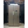 Refurbished Indesit 442 Litre Side-By-Side American Fridge Freezer - Stainless Steel