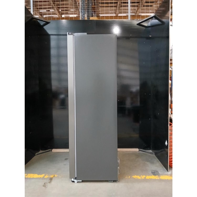 Refurbished Indesit 442 Litre Side-By-Side American Fridge Freezer - Stainless Steel