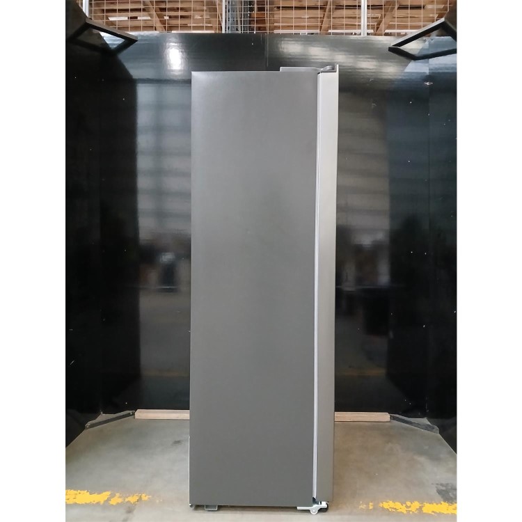 Refurbished Indesit 442 Litre Side-By-Side American Fridge Freezer - Stainless Steel