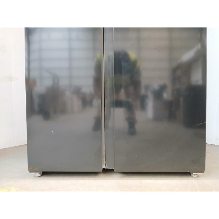 Refurbished Tesla Series 3 American Side by Side Fridge Freezer with Super Freeze Feature - Black