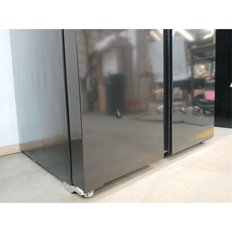 Refurbished Tesla Series 3 American Side by Side Fridge Freezer with Super Freeze Feature - Black