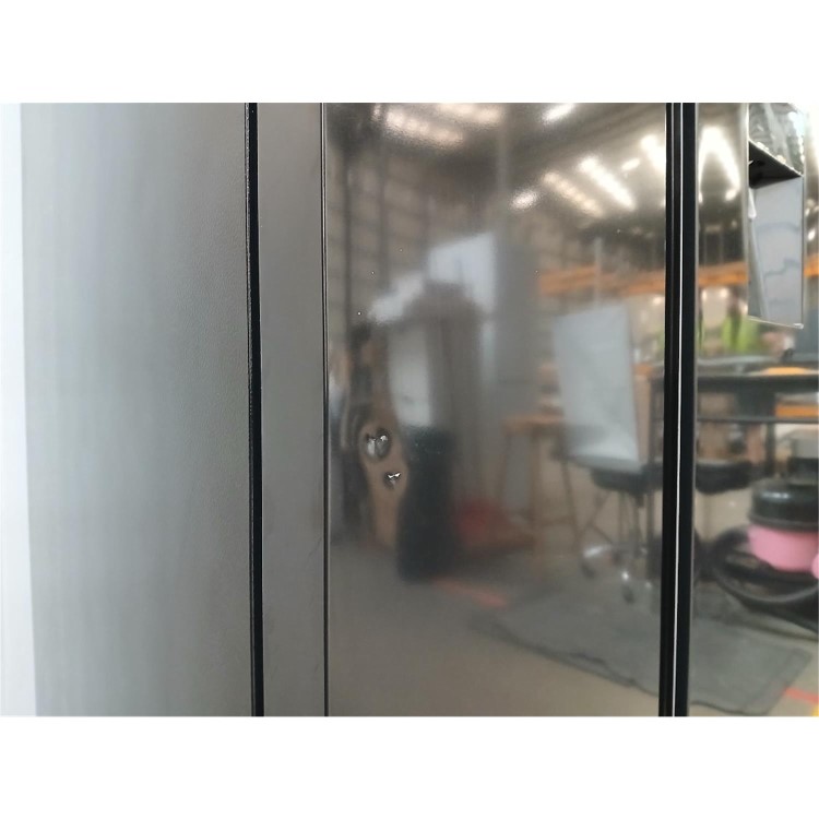 Refurbished Tesla Series 3 American Side by Side Fridge Freezer with Super Freeze Feature - Black