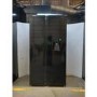 Refurbished Tesla Series 3 American Side by Side Fridge Freezer with Super Freeze Feature - Black