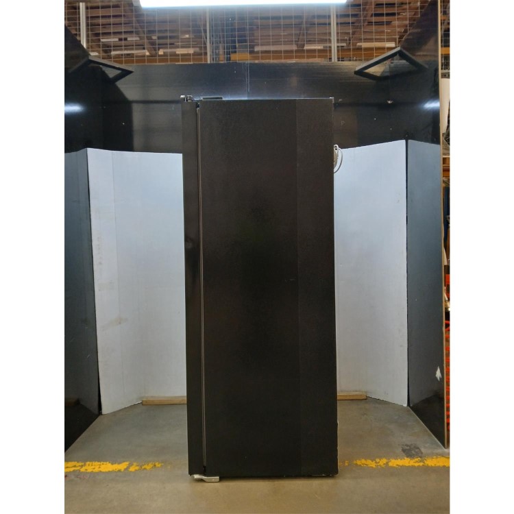 Refurbished Tesla Series 3 American Side by Side Fridge Freezer with Super Freeze Feature - Black