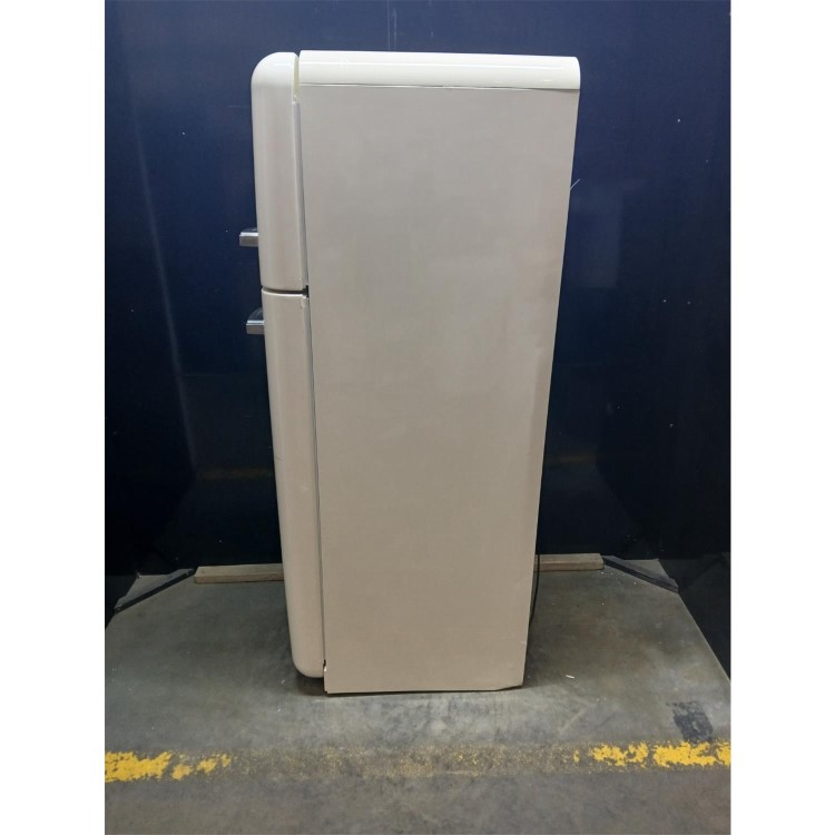 Refurbished Smeg 294 Litre Fifties Style Left Hand Hinge 70/30 Fridge Freezer - Cream