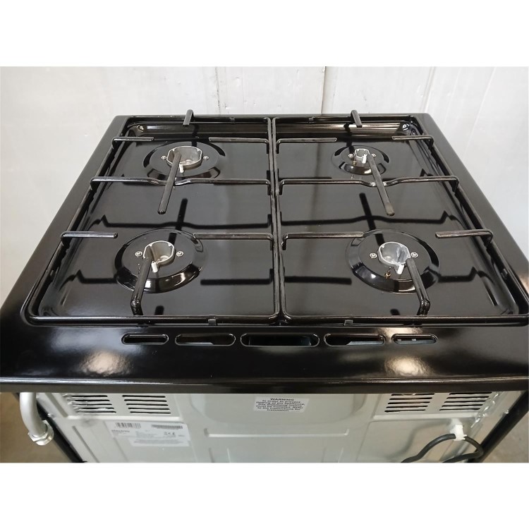 GRADE A2 - electriQ 60cm Dual Fuel Cooker - Black
