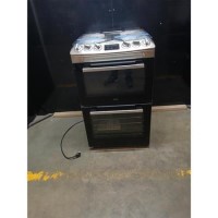 GRADE A2 - AEG 55cm Gas Cooker with Lid - Stainless Steel