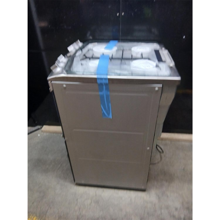 GRADE A2 - AEG 55cm Gas Cooker with Lid - Stainless Steel
