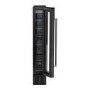 Candy 7 Bottle Capacity Single Zone Built in Wine Cooler - Black