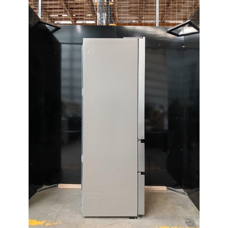 Refurbished Haier FD 70 Series 5 446 Litre French Style American Fridge Freezer - Platinum Inox