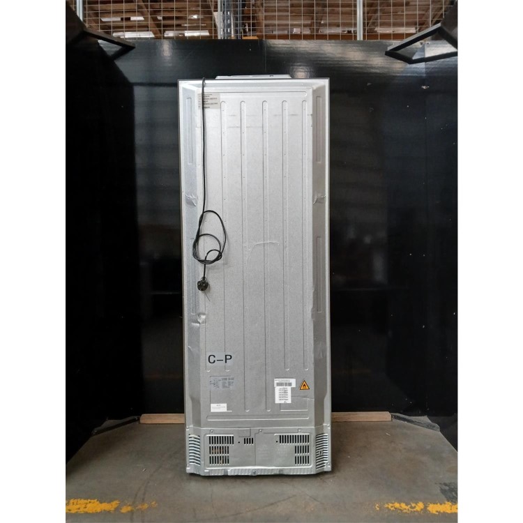 Refurbished Haier FD 70 Series 5 446 Litre French Style American Fridge Freezer - Platinum Inox