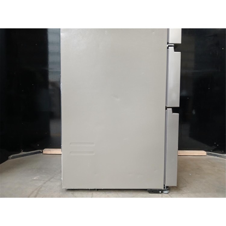 Refurbished Haier FD 70 Series 5 446 Litre French Style American Fridge Freezer - Platinum Inox