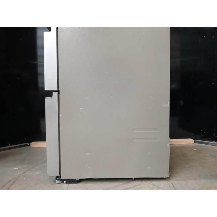 Refurbished Haier FD 70 Series 5 446 Litre French Style American Fridge Freezer - Platinum Inox