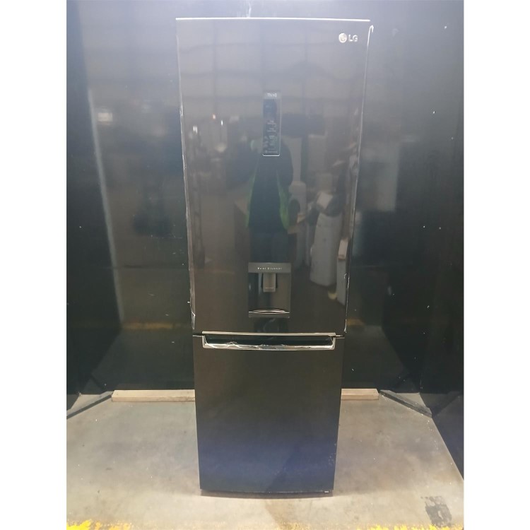 Refurbished LG InstaView 349 Litre 60/40 Fridge Freezer - Black