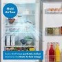 Refurbished Freestanding Fridge Freezer Frost Free - Stainless Steel Look