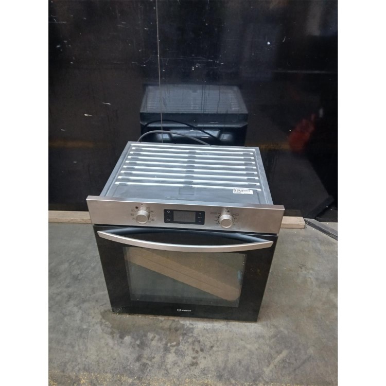 GRADE A2 - Indesit IO278P1XUK Turn&Go Electric Single Oven - Stainless Steel  